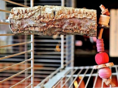 Korksitzast mit Spielzeug