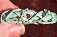 Weidenring mit Loch