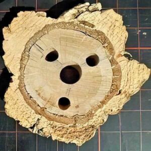 Korkastscheibe - 3 L&ouml;cher