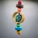 Knabberseil mit Bambusring Knabberseil mit Bambusring