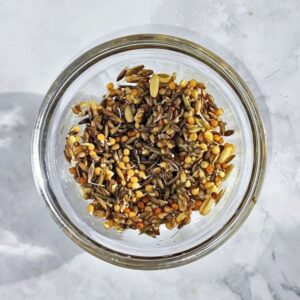 Fertig gekeimtes Futter